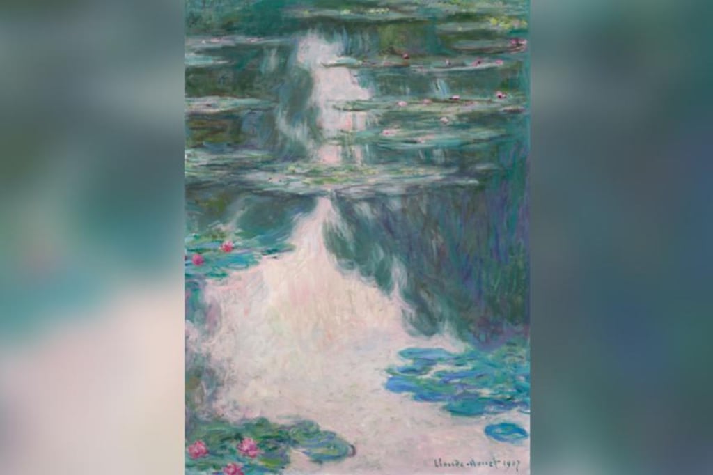 La pintura de Monet fue creada en 1907 y pertenece a una serie de 15 obras que lo consagraron como el mejor artista de Francia.
