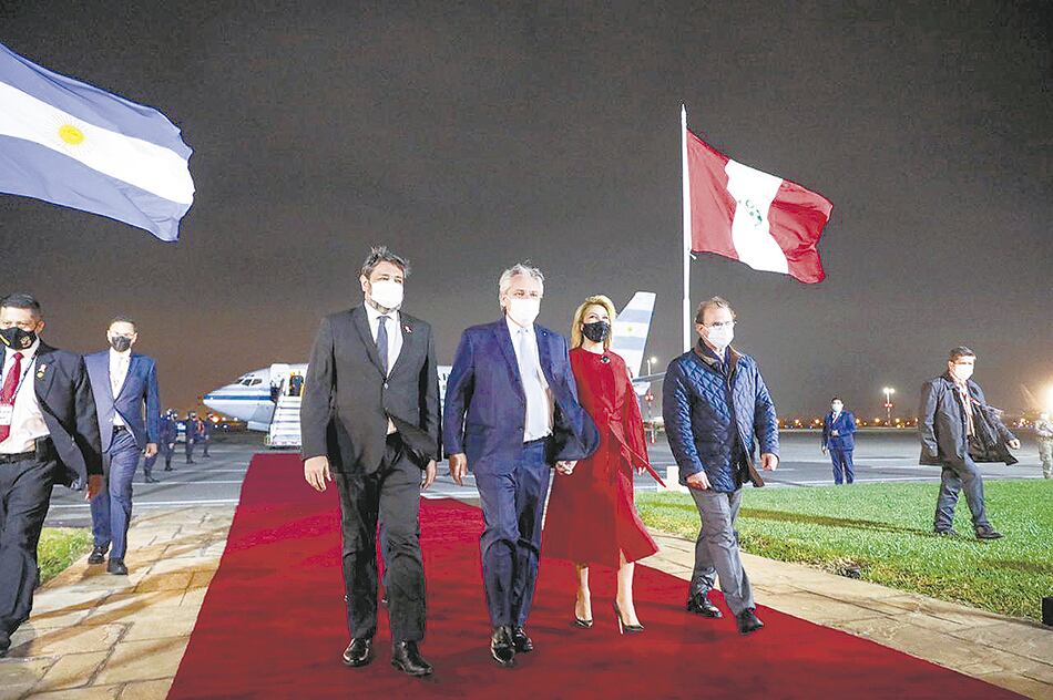 El Presidente y Yañez llegaron a Perú.
