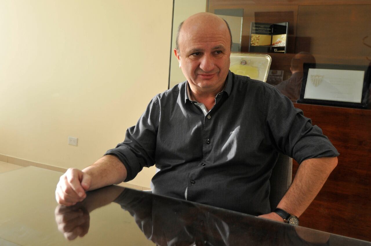 Nicolás Russo, presidente de Lanús.