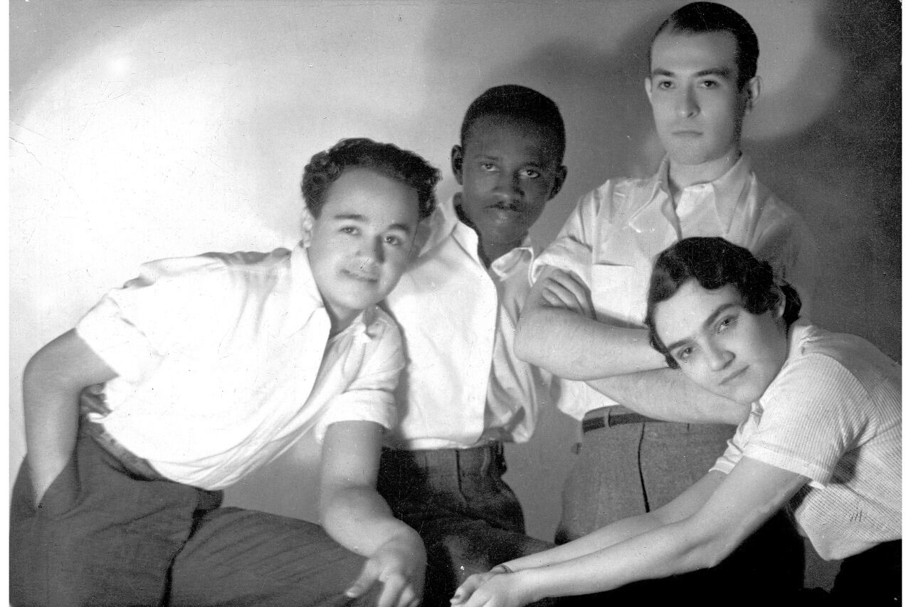 Paloma Efrom, en sus comienzos como cantante de jazz con Blackie & Her Boys.