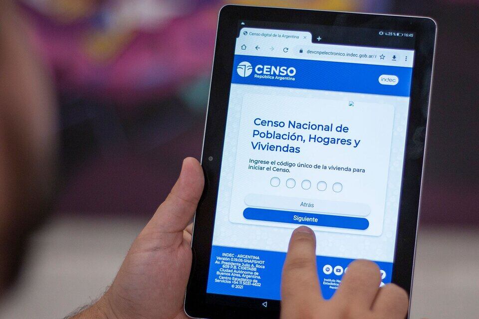 El Censo 2022 se realizó el 18 de mayo del año pasado. 
