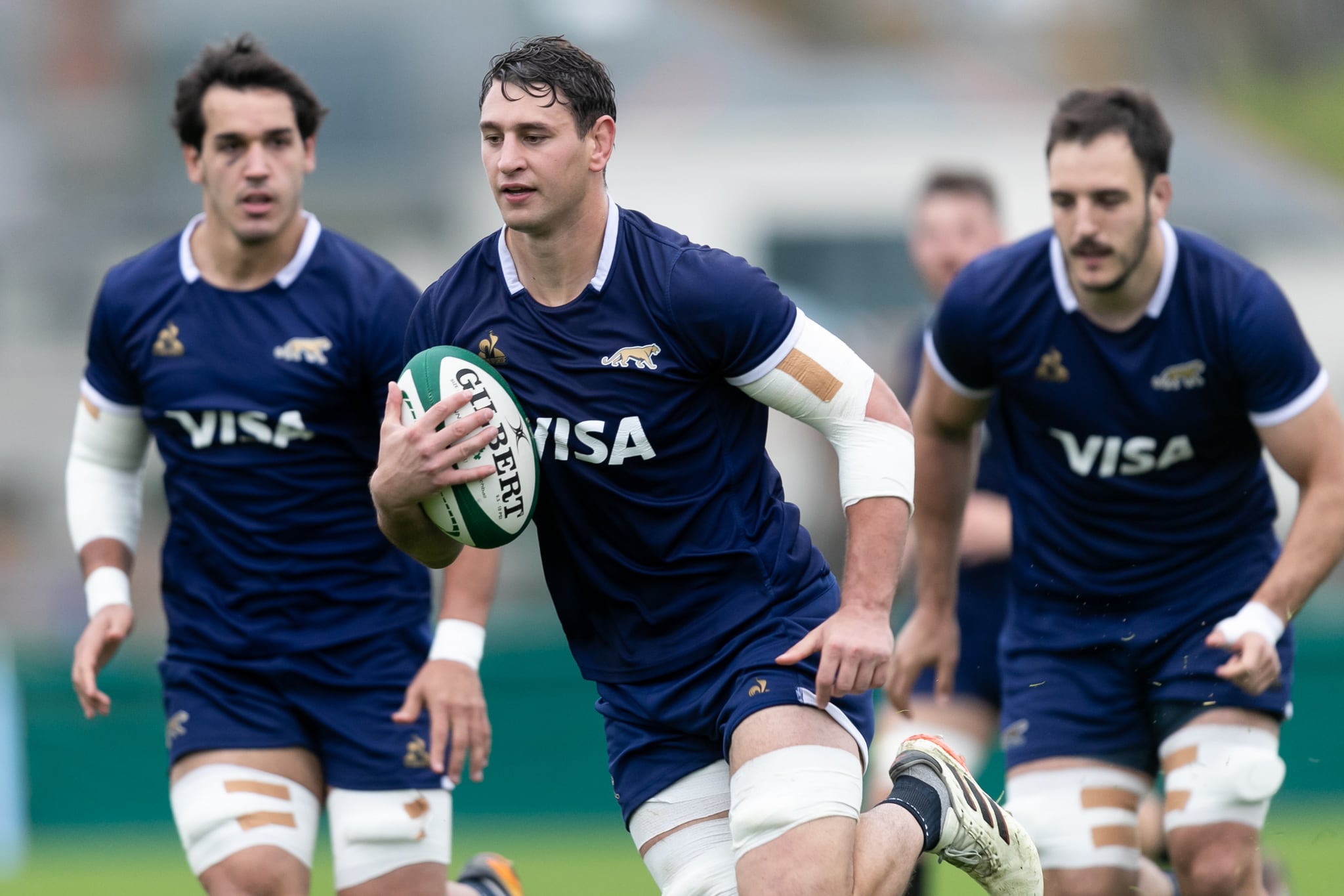 Los Pumas se entrenaron en Dublín