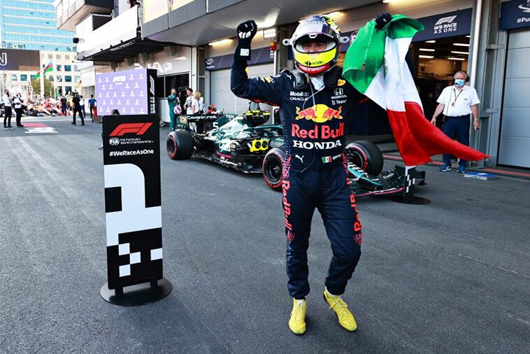 El mexicano Sergio "Checo" Pérez, de Red Bull.