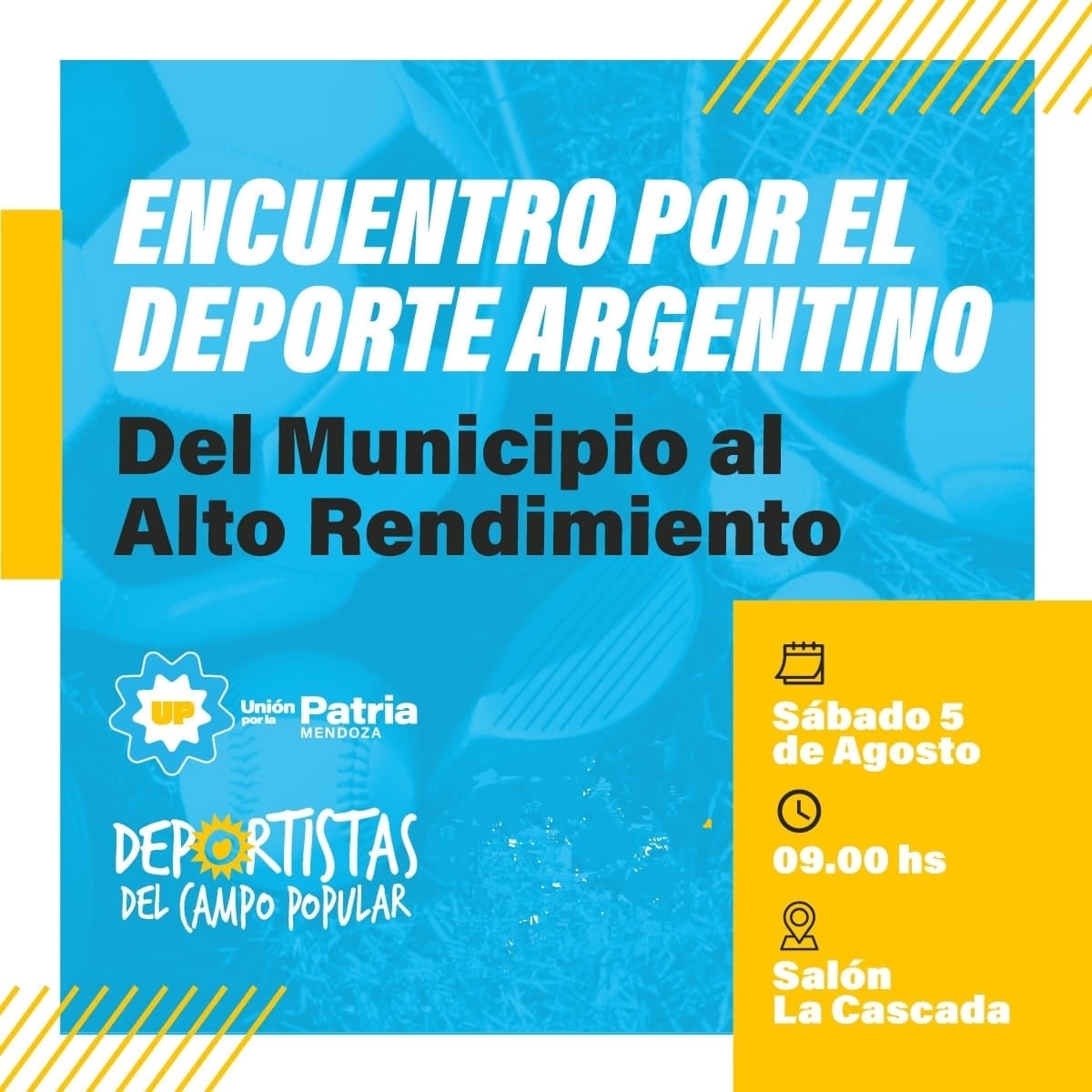 El encuentro se realizará en la provincia de Mendoza.