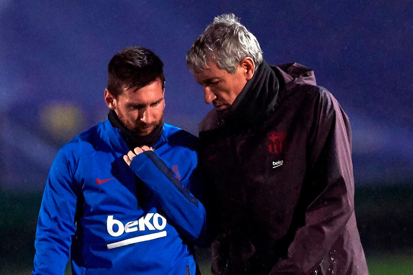 El DT Quique Setién le dará descanso a Messi.