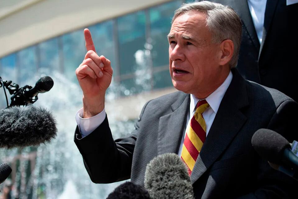 El republicano Greg Abbott, gobernador de Texas e impulsor de la ley prohibicionista.