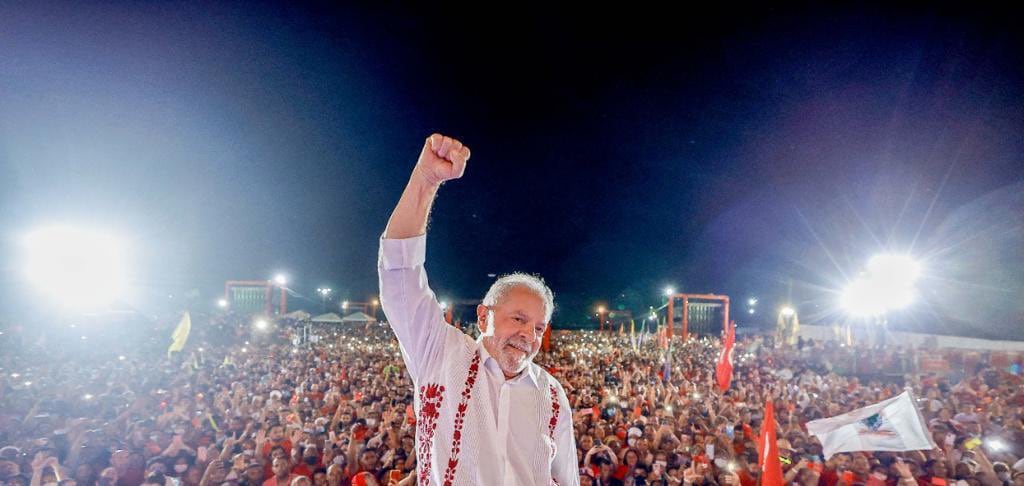 Acto de Lula en el estado de Piauí, este 3 de agosto. Foto: Twitter de Lula
