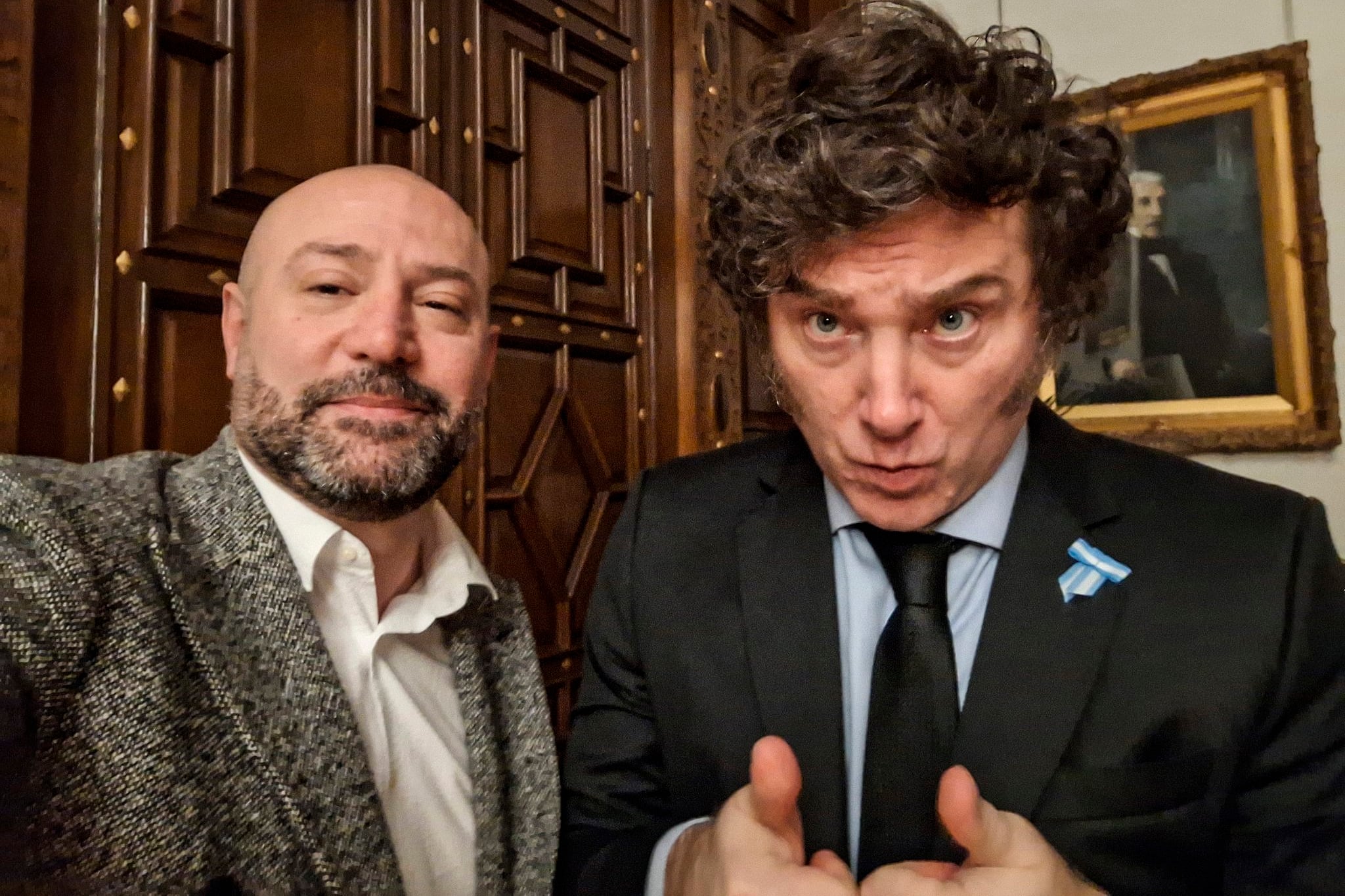 Diego Spagnuolo cuando era amigo y abogado del presidente Javier Milei.