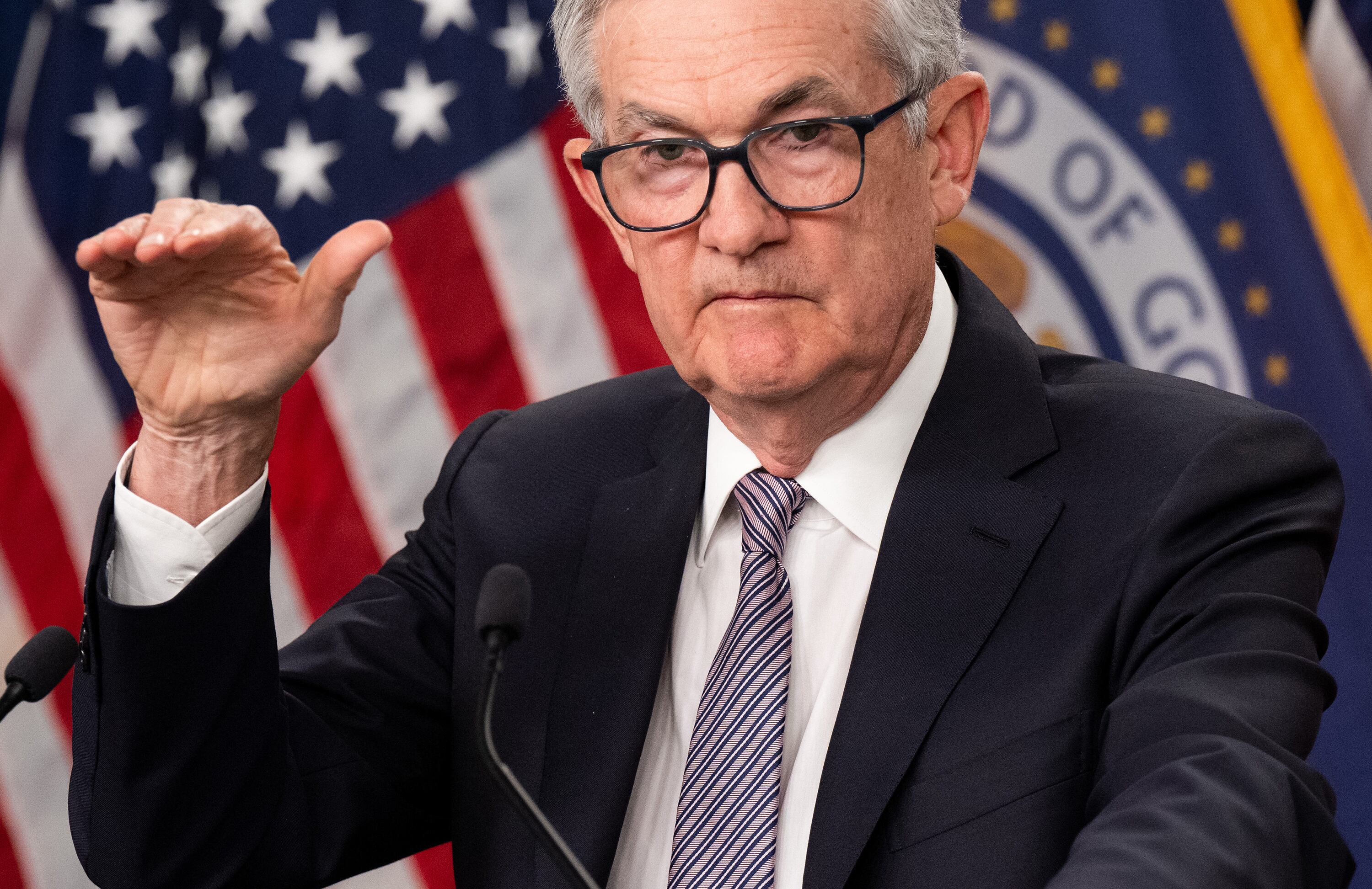 Jerome Powell, titular de la FED (banca central estadounidense).