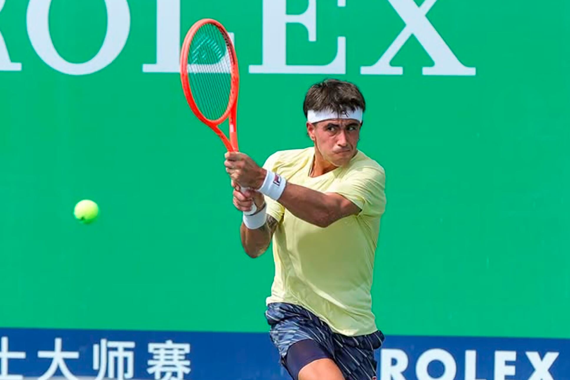 Francisco Comesaña avanzó sin problemas a la segunda ronda del Masters