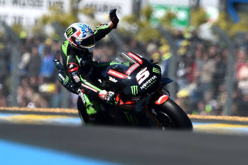 Johann Zarco, lideró la clasificación con su Ducati.