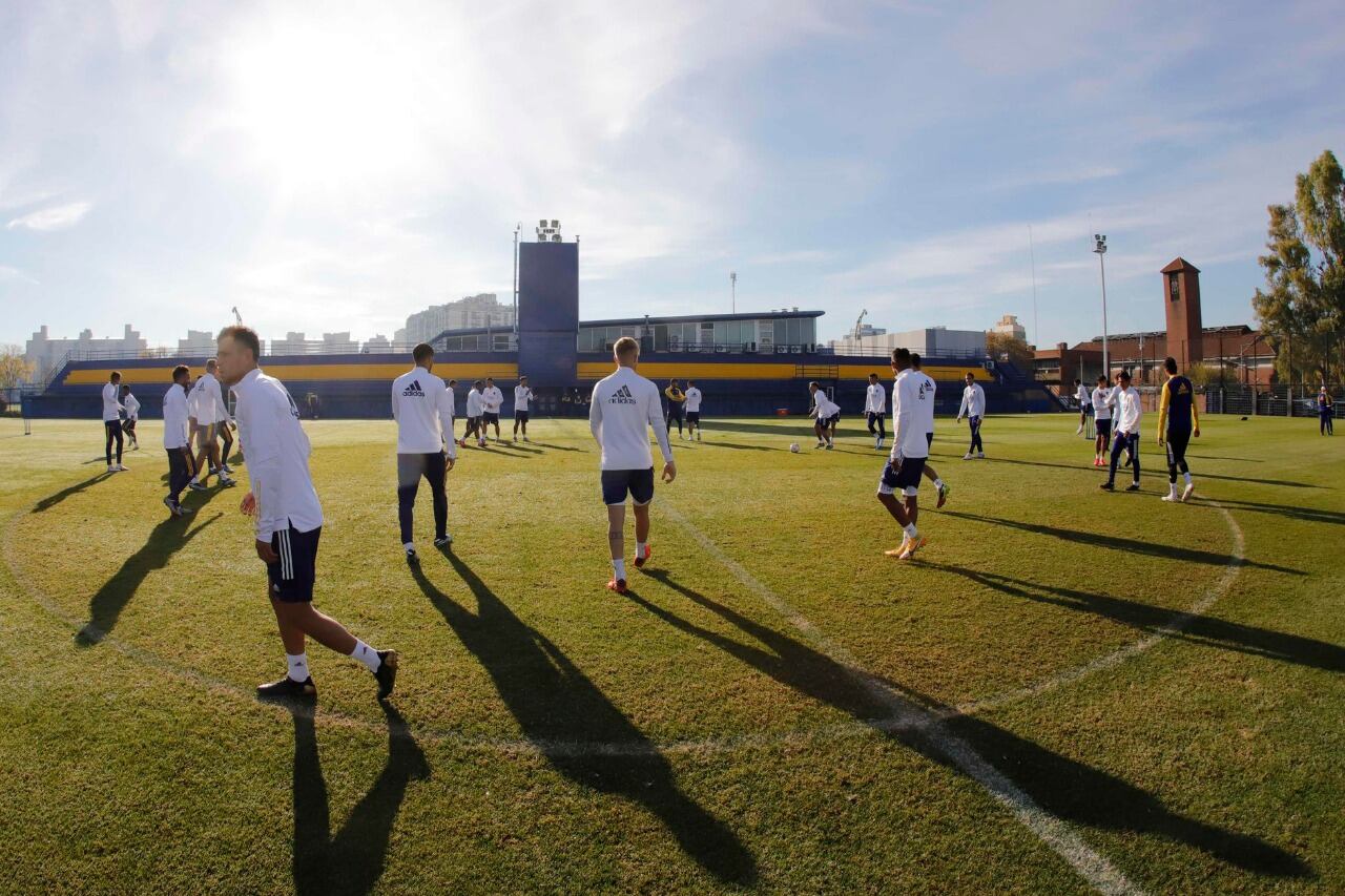 El equipo practicó jugadas detenidas