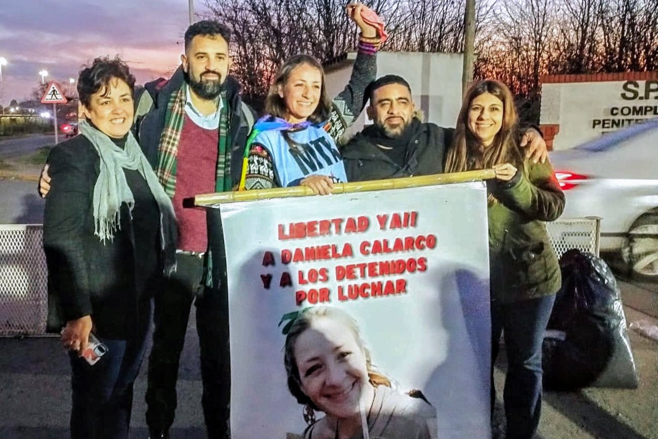 No planeen todavía ninguna fiesta porque mañana tengo que estar temprano en el juzgado", dijo Daniela al recuperar su libertad