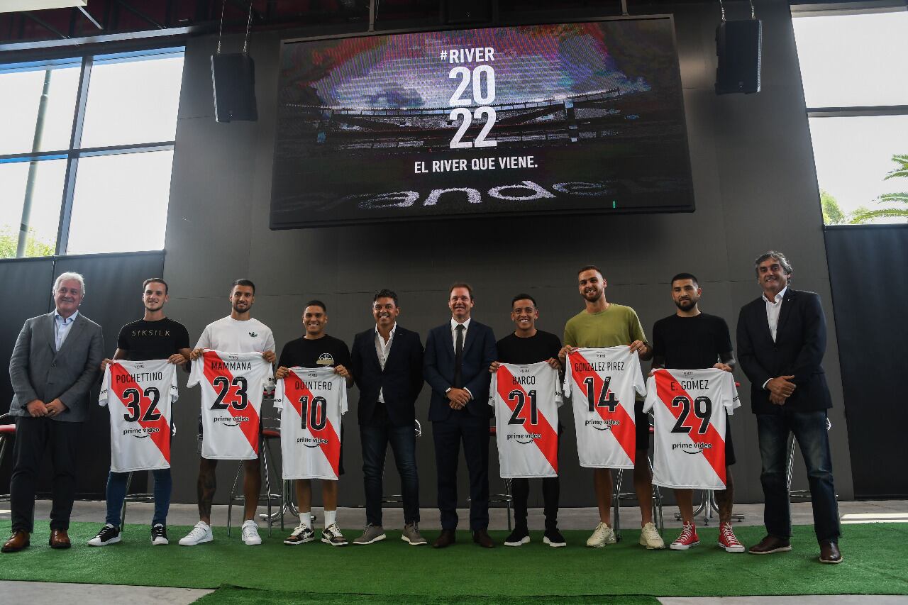 Los flamantes refuerzos de River en el SUM del Monumental.
