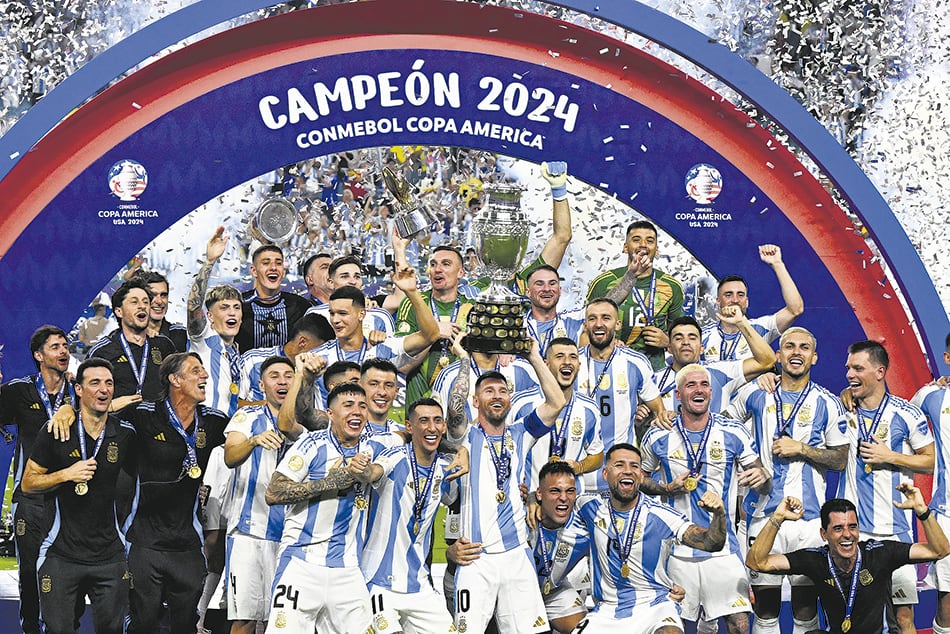 Otra Copa levantada por el equipo de Scaloni y Messi.