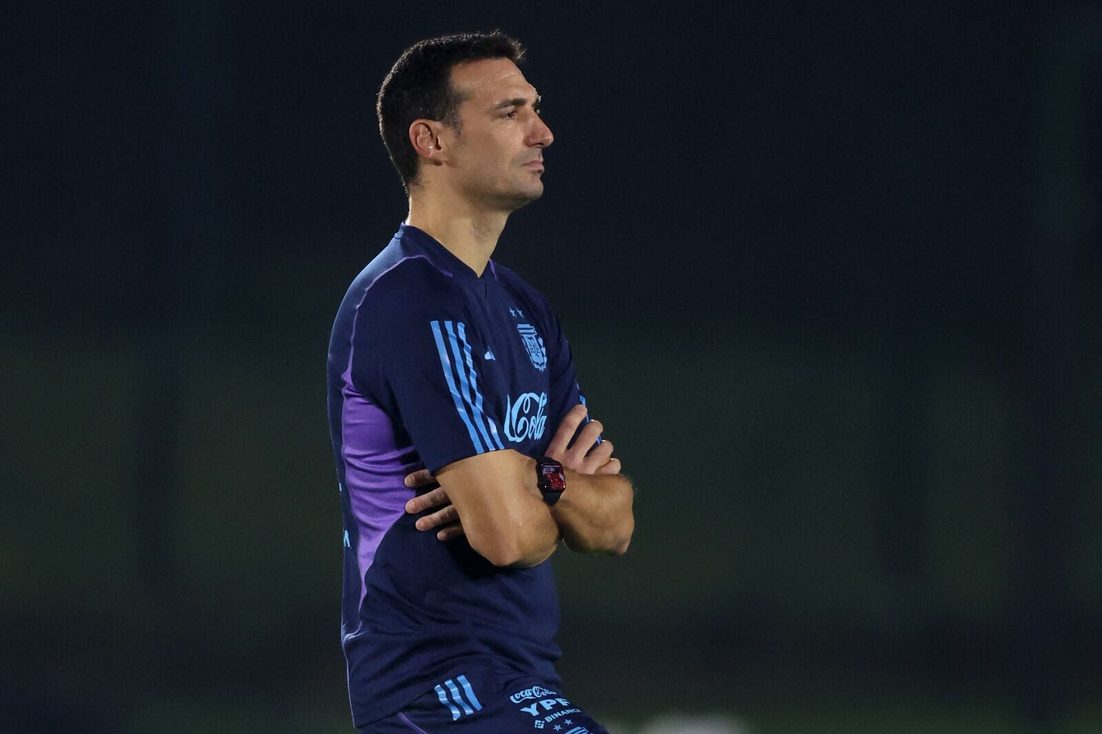 Lionel Scaloni, DT de la Selección.