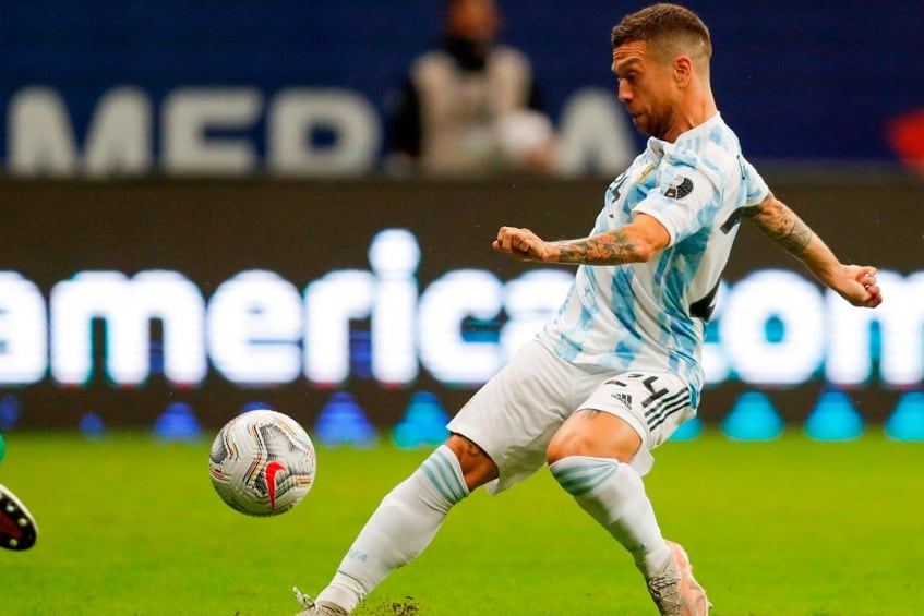 El Papu Gómez sintió una ligera molestia ante el Betis