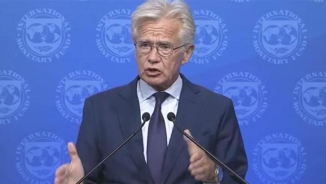 El vocero del Fondo Monetario, Gerry Rice.