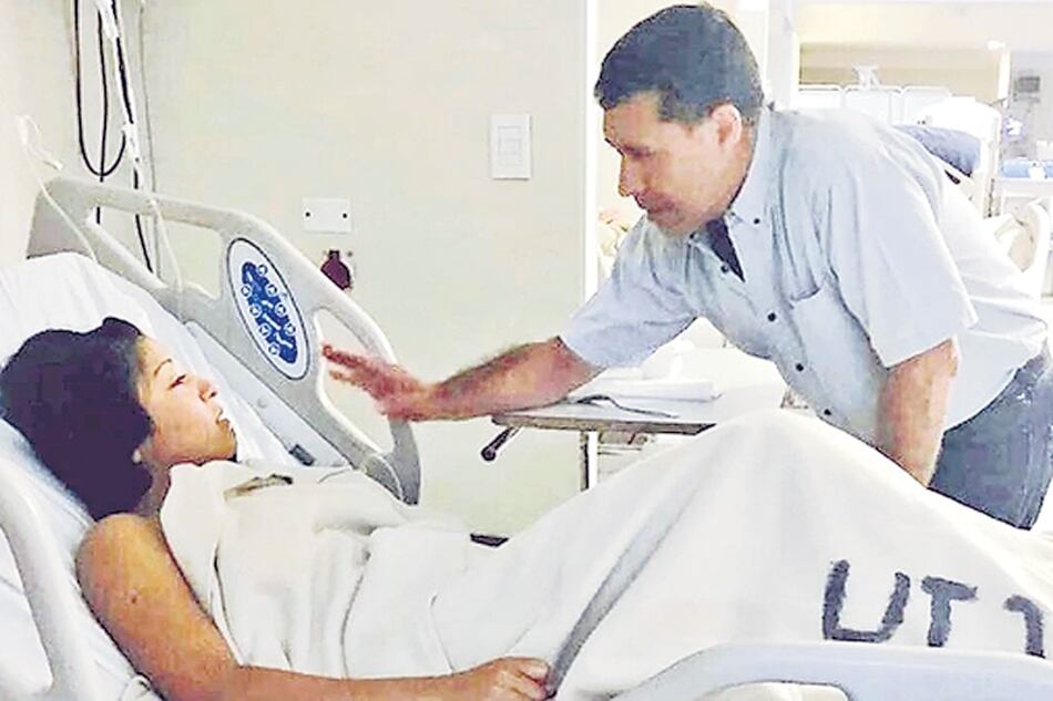 El gobernador Sergio Casas visitó a algunos de los cadetes.