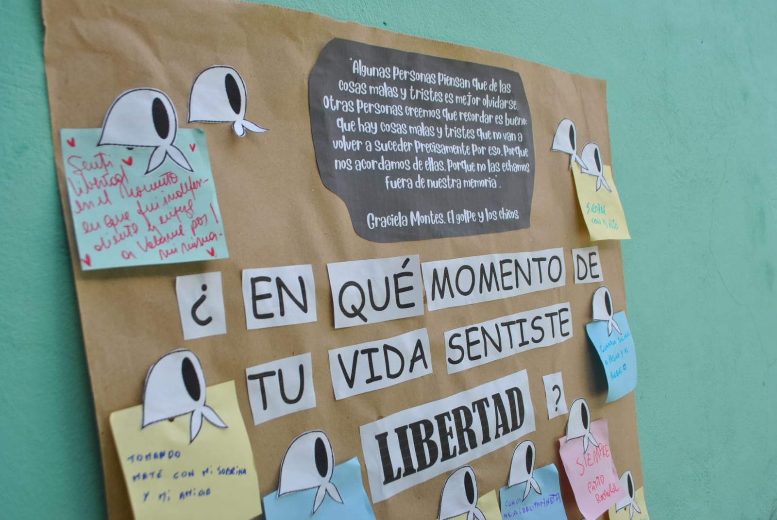 Una actividad didáctica sobre el 24 de marzo, este año; aunque es obligatoria hoy la Historia, docentes y alumnes están en riesgo.