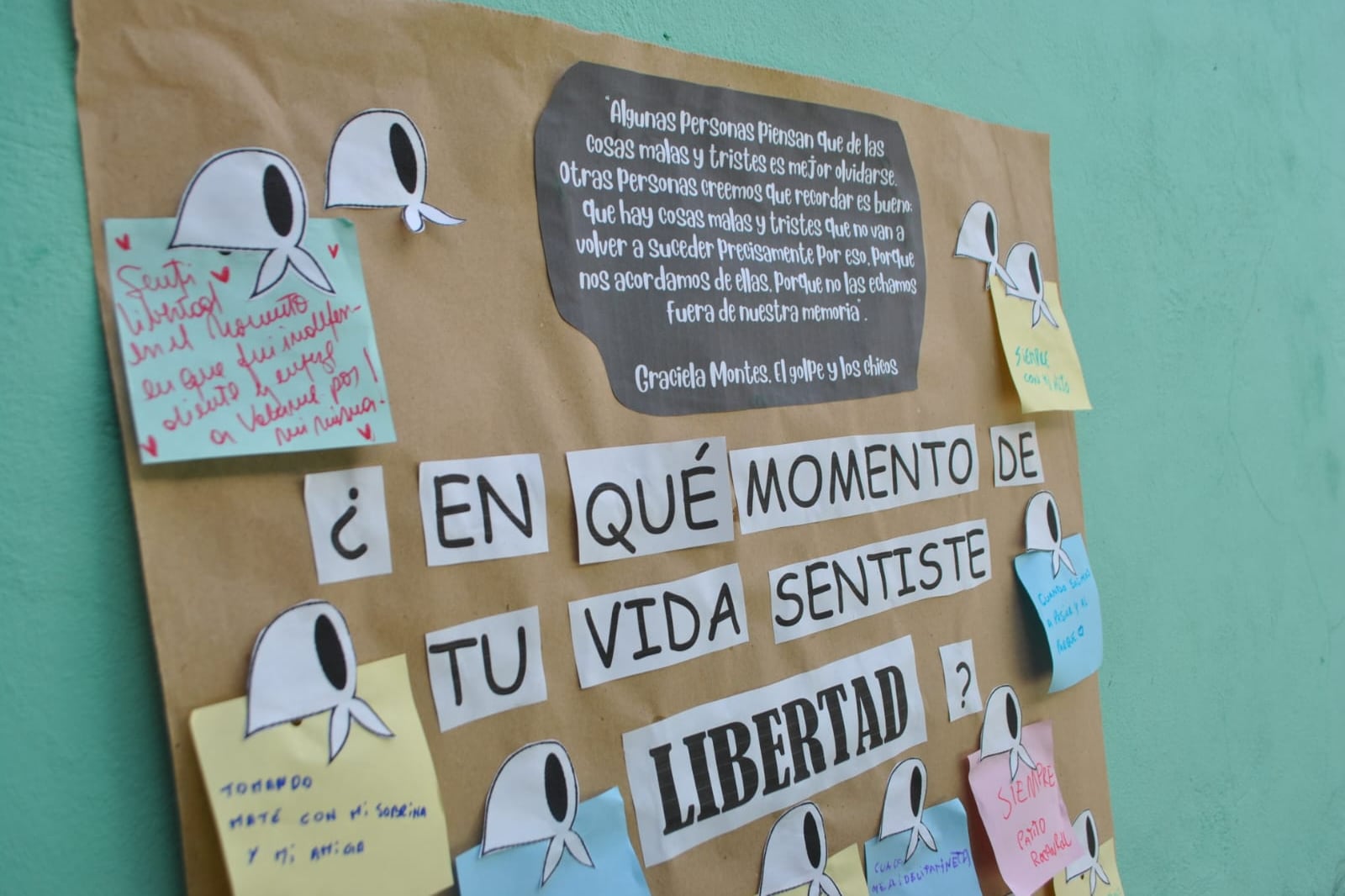 Una actividad didáctica sobre el 24 de marzo, este año; aunque es obligatoria hoy la Historia, docentes y alumnes están en riesgo.