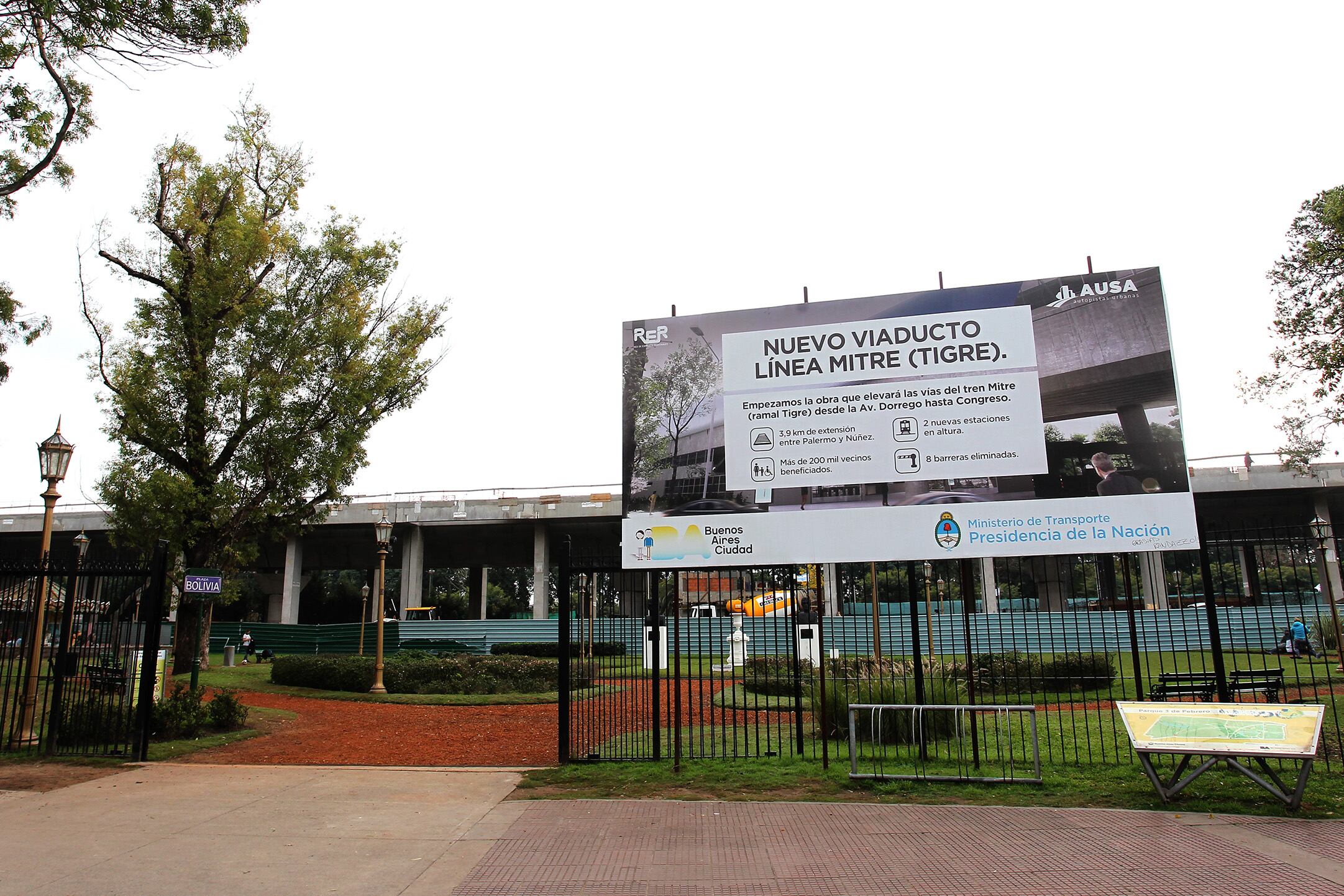 La concesión del Bajo Viaducto, fuertemente cuestionada por los vecinos.