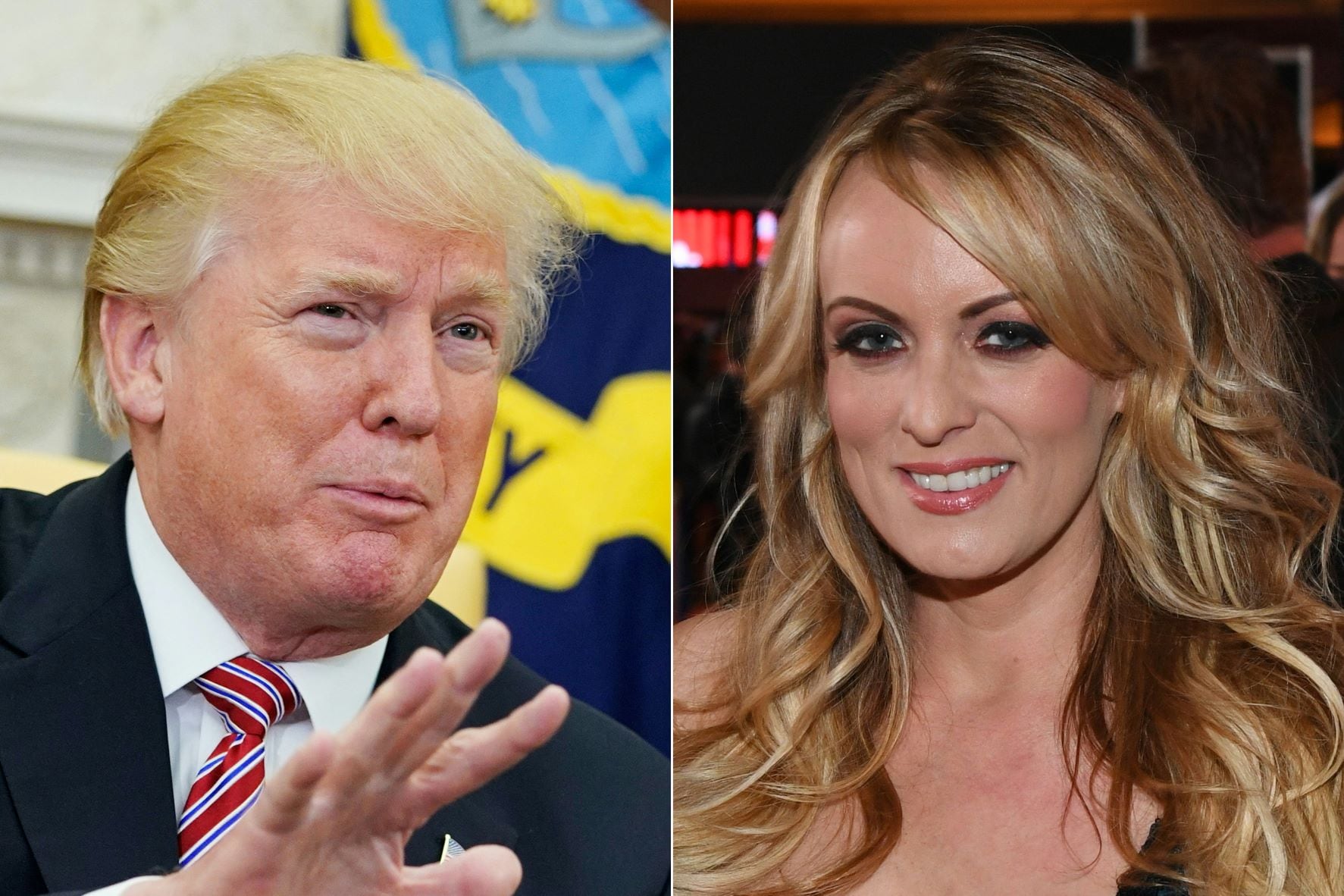 Donald Trump, en conflicto con Stormy Daniels.