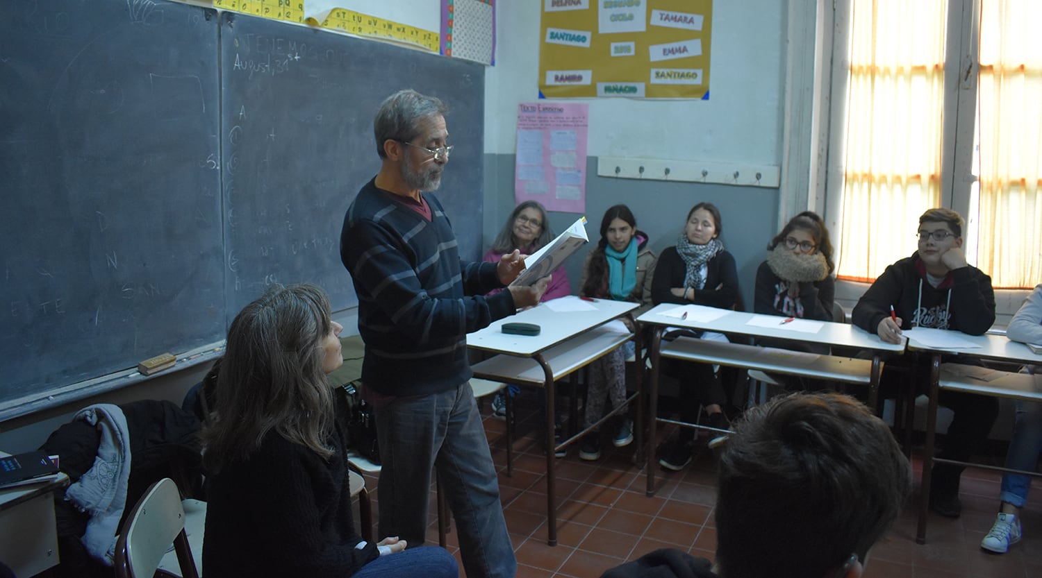 Eduardo Mileo, uno de los poetas participantes del Festival.