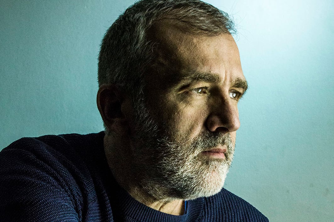 Alberto Passolini mirando al sudeste