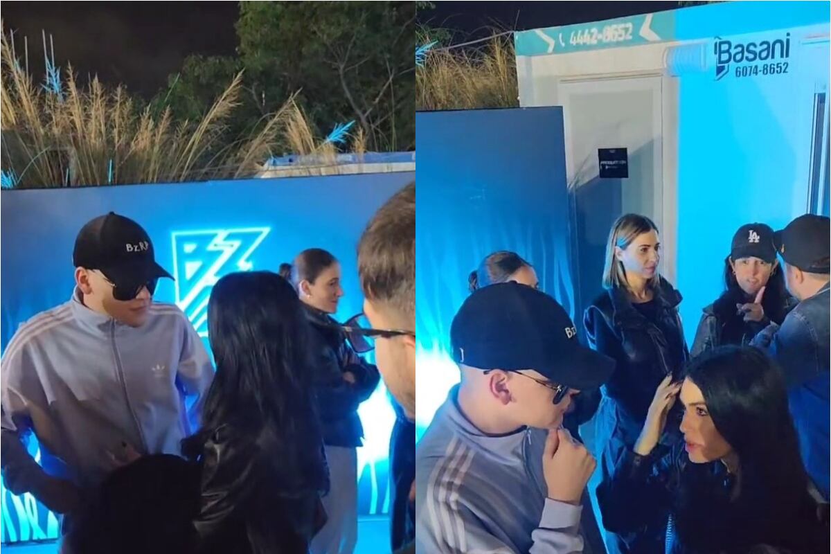 Lali y Bizarrap, juntos en el Hipódromo de Palermo.