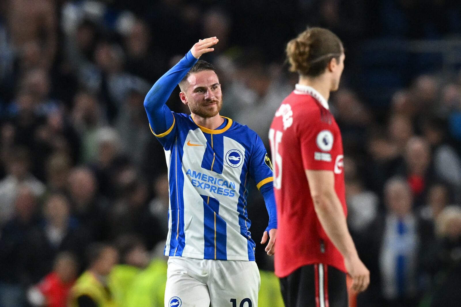 Mac Allister le dio el triunfo a Brighton sobre el United