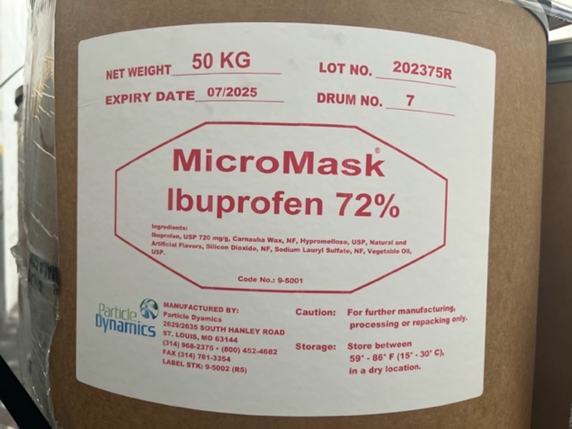 La firma intentó ingresar 3 toneladas de una preparación médica de manera irregular. Imagen: Aduana