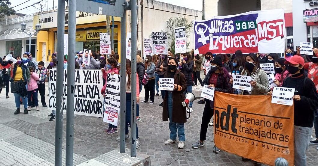Apoyo a Soledad Ledesma frente al CD en Catamarca.