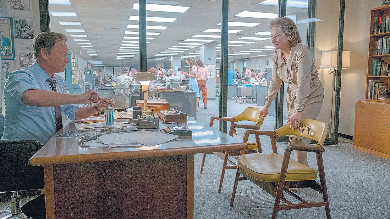 Hanks y Streep, como los responsables de The Washington Post, acosados por presiones del poder político.