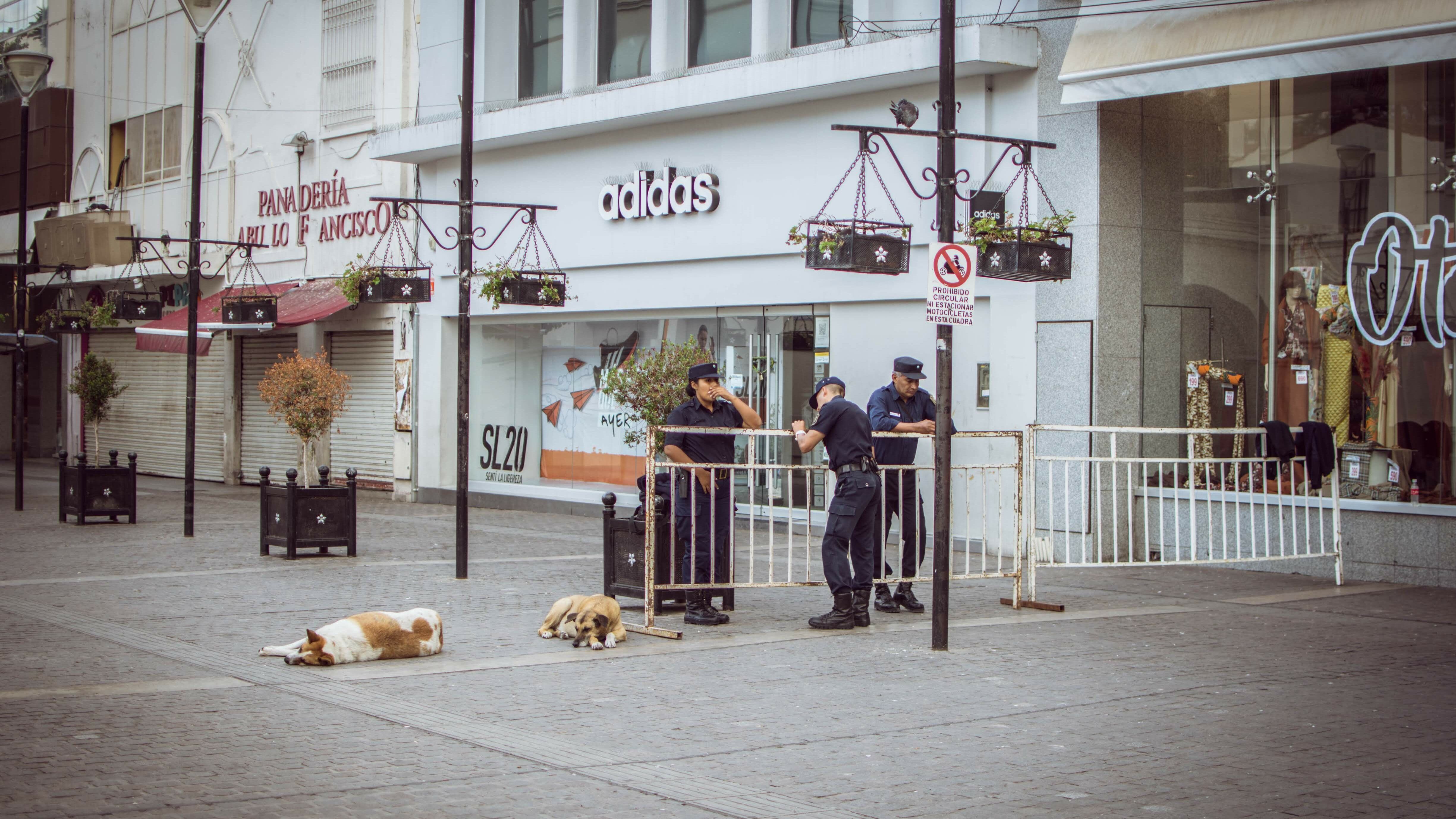 La céntrica peatonal Alberdi