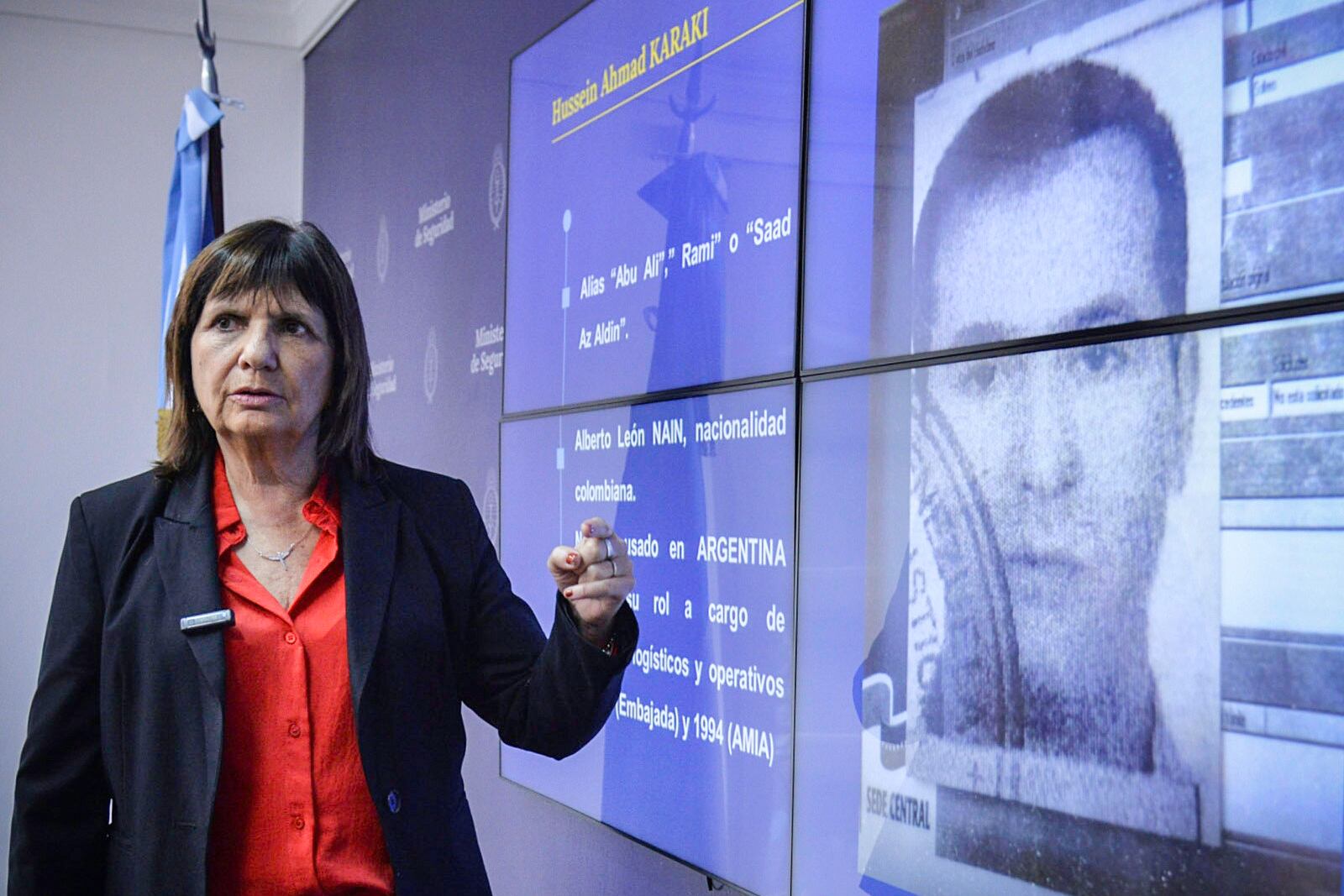 La conferencia de prensa de Patricia Bullrich.