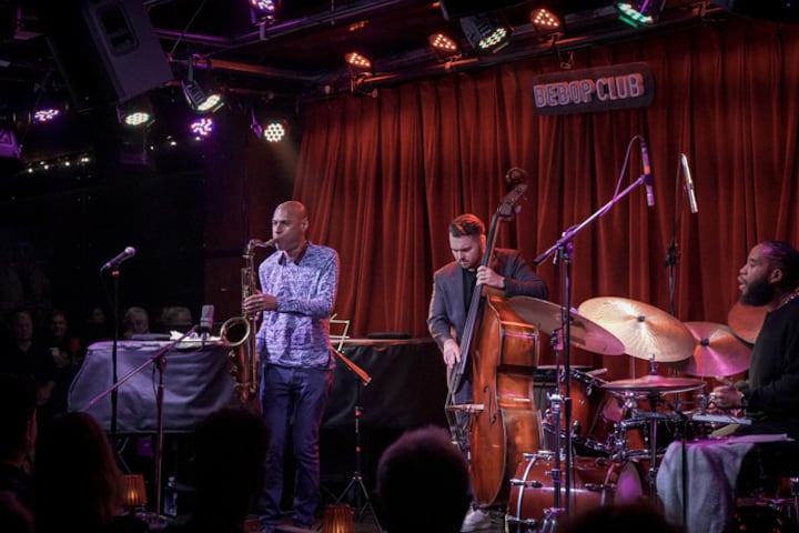 El extraordinario saxofonista Joshua Redman ofreció cuatro conciertos en Bebop Club.