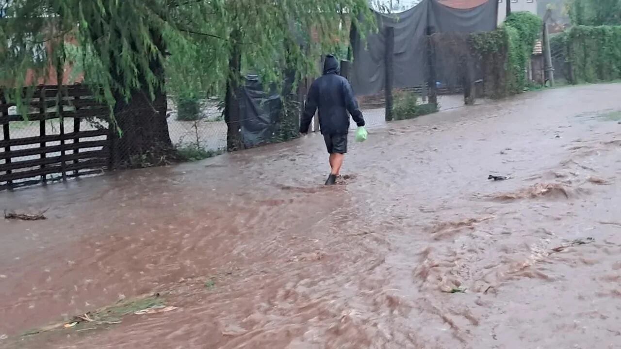 El temporal se produjo en horas de la mafrugada. 
