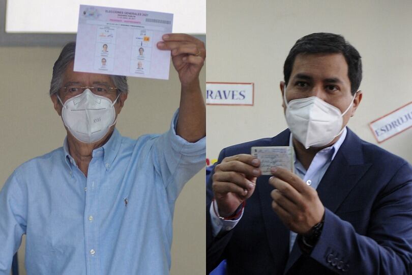 Ballottage entre Lasso y Arauz. 