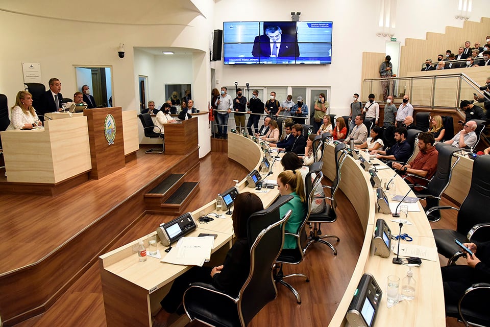 Javkin inauguró el año legislativo del Concejo.