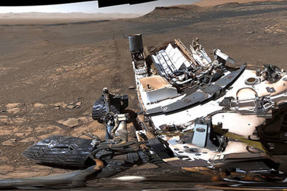 La NASA tomó una increíble foto de Marte.