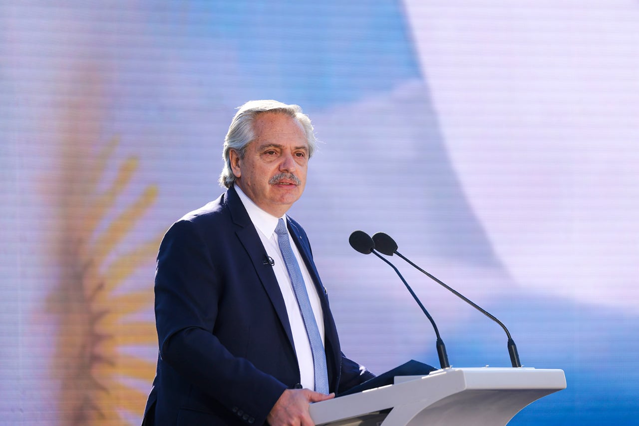 Alberto Fernández, presidente de la Nación. 