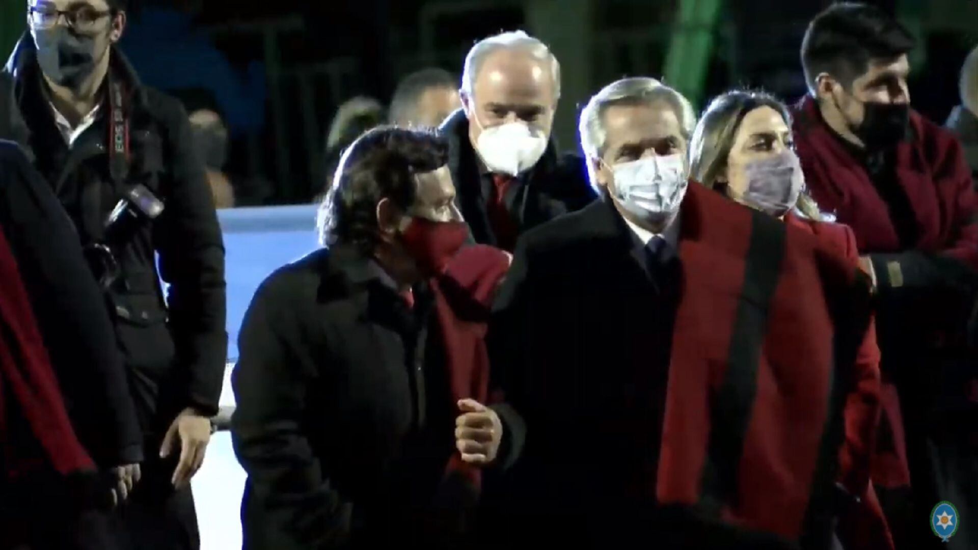 El Presidente, junto al gobernador Sáenz, en su visita a la ciudad de Salta para participar de los actos por Güemes.