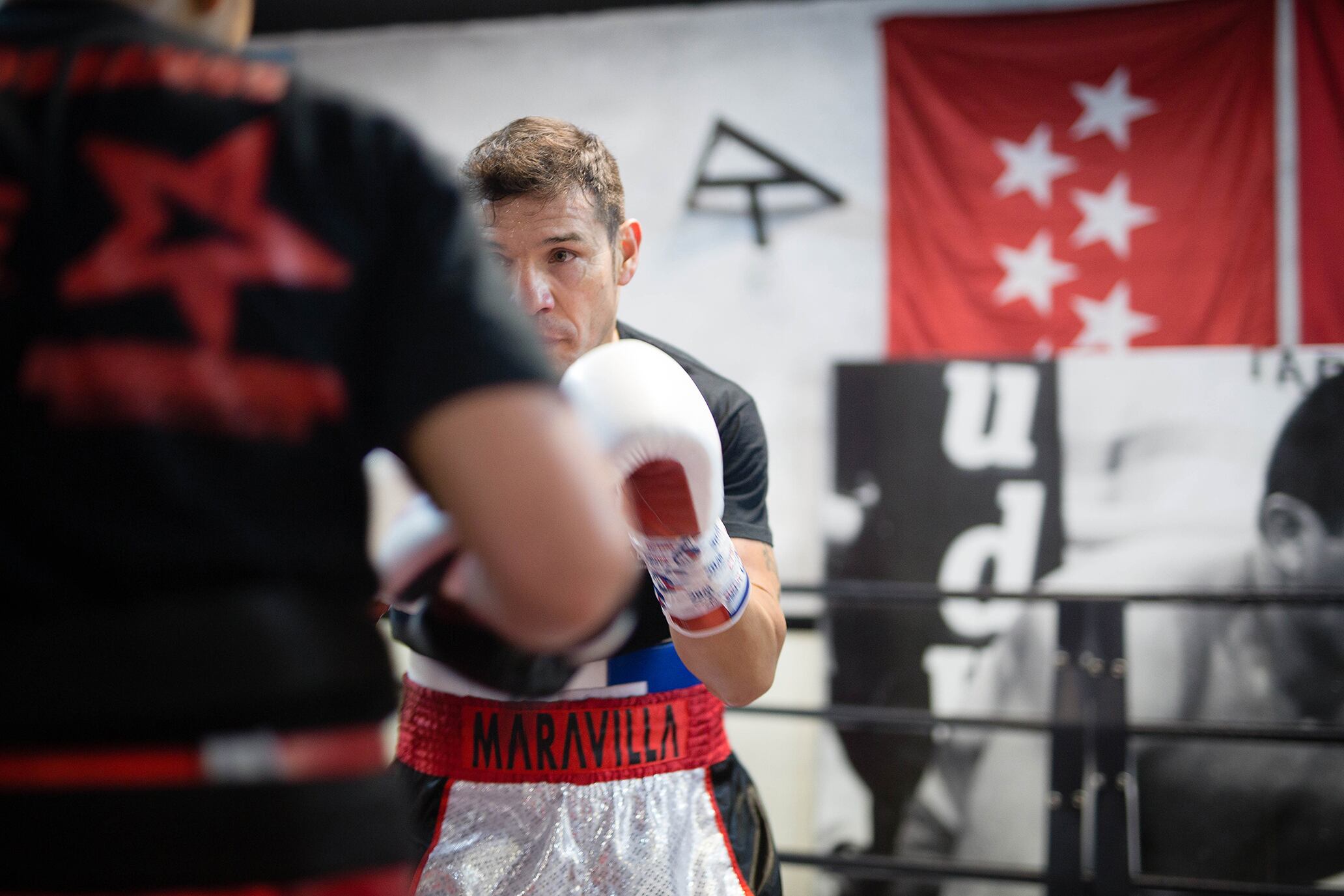 Sergio "Maravilla" Martínez, se prepara para su tercera pelea.