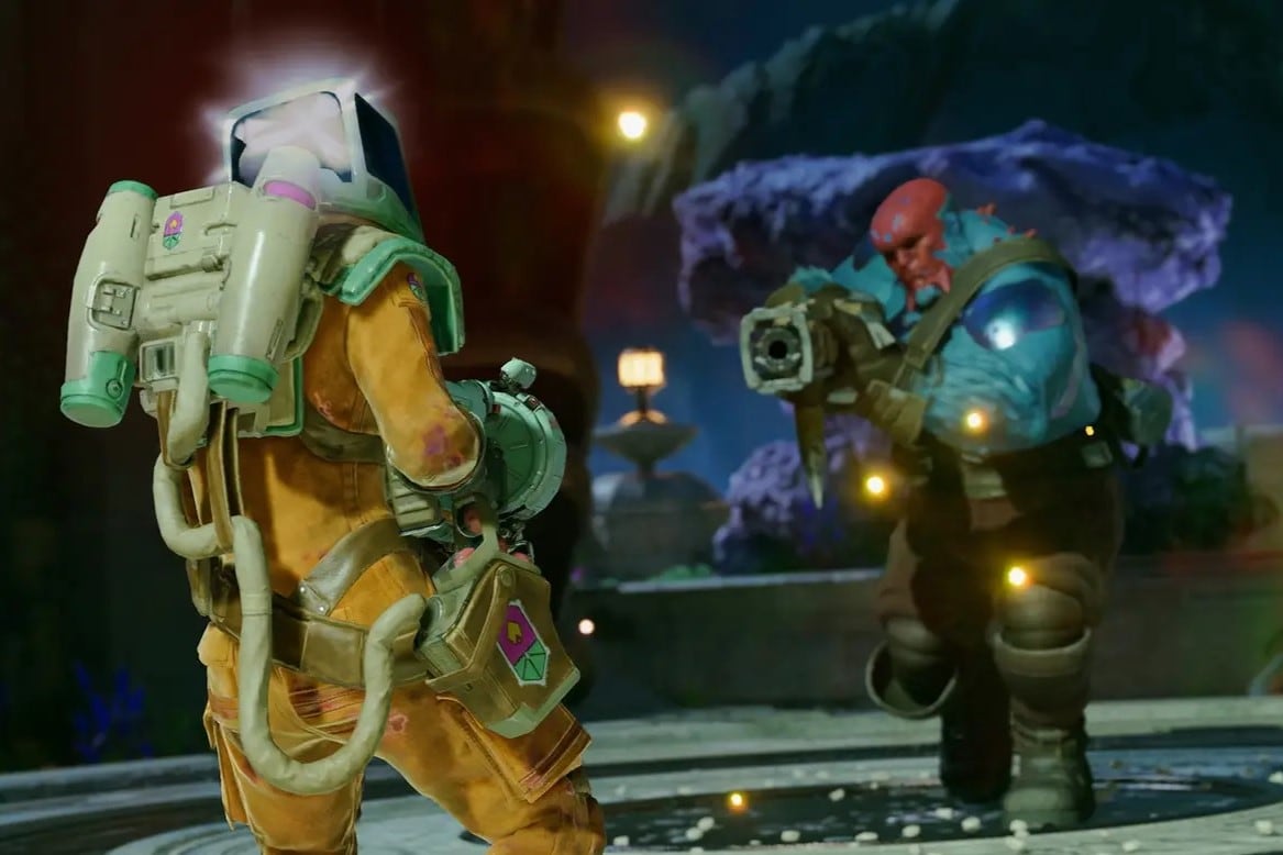 Concord ofrecía varidos desafíos por equipos, con 16 personajes originales para elegir, desde el típico soldado hasta un robot gigante