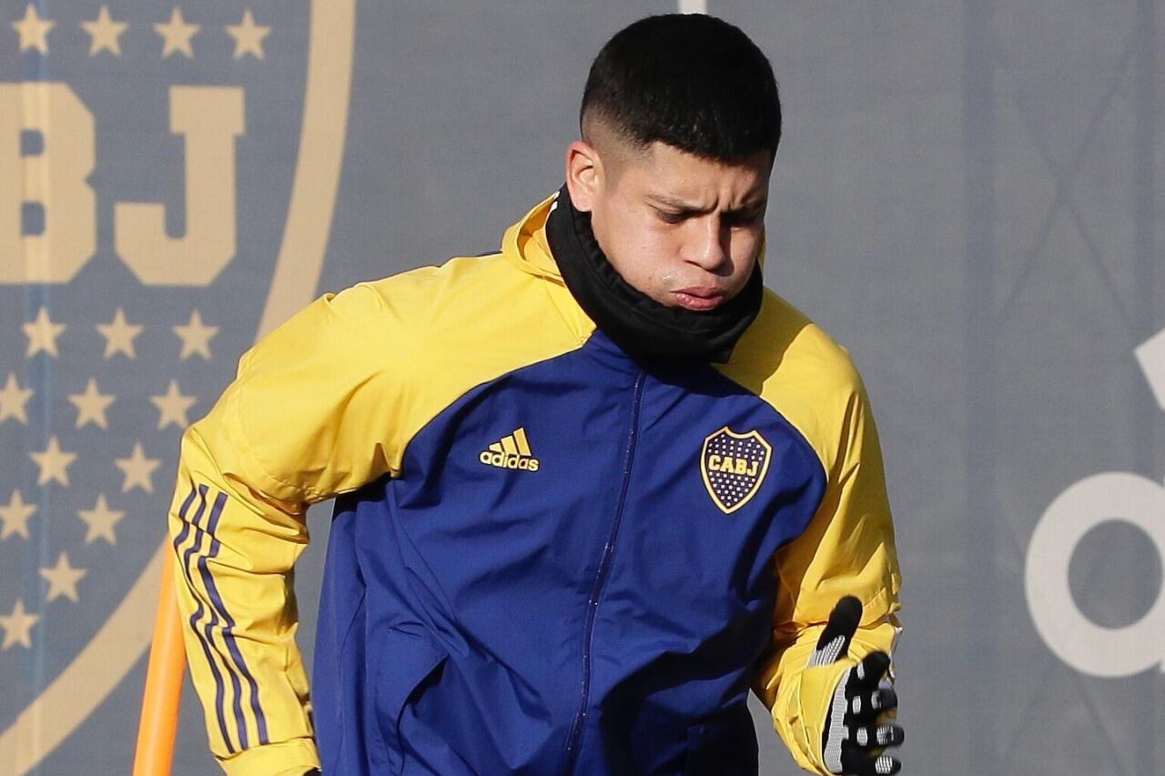 Marcos Rojo trabajó el domingo pensando en la Libertadores