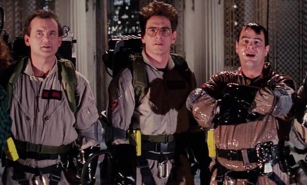 Bill Murray, Harold Ramis y Dan Aykroyd, Cazafantasmas.