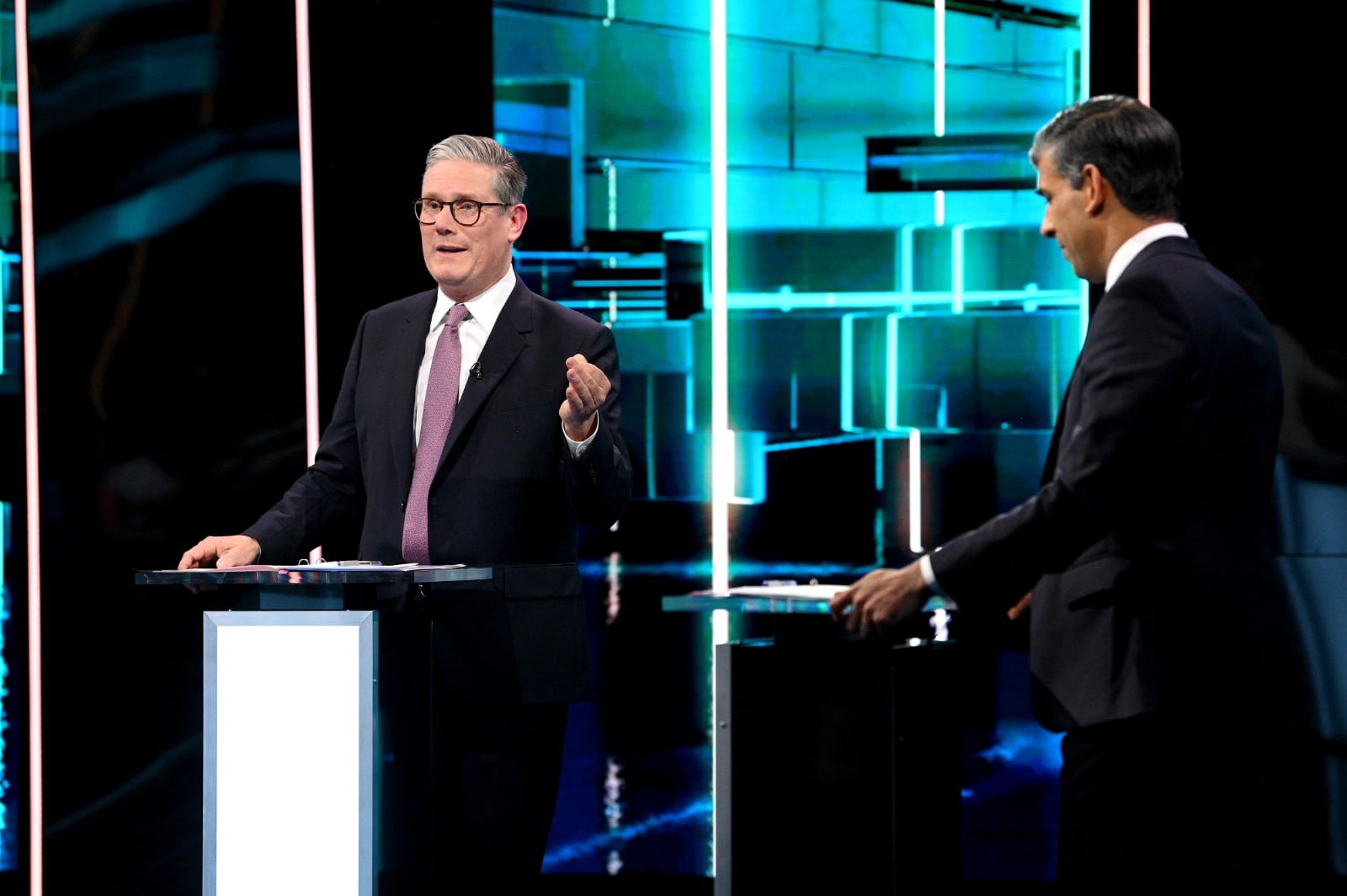 Según las encuestadoras, Starmer aventaja con comodidad a Sunak. 