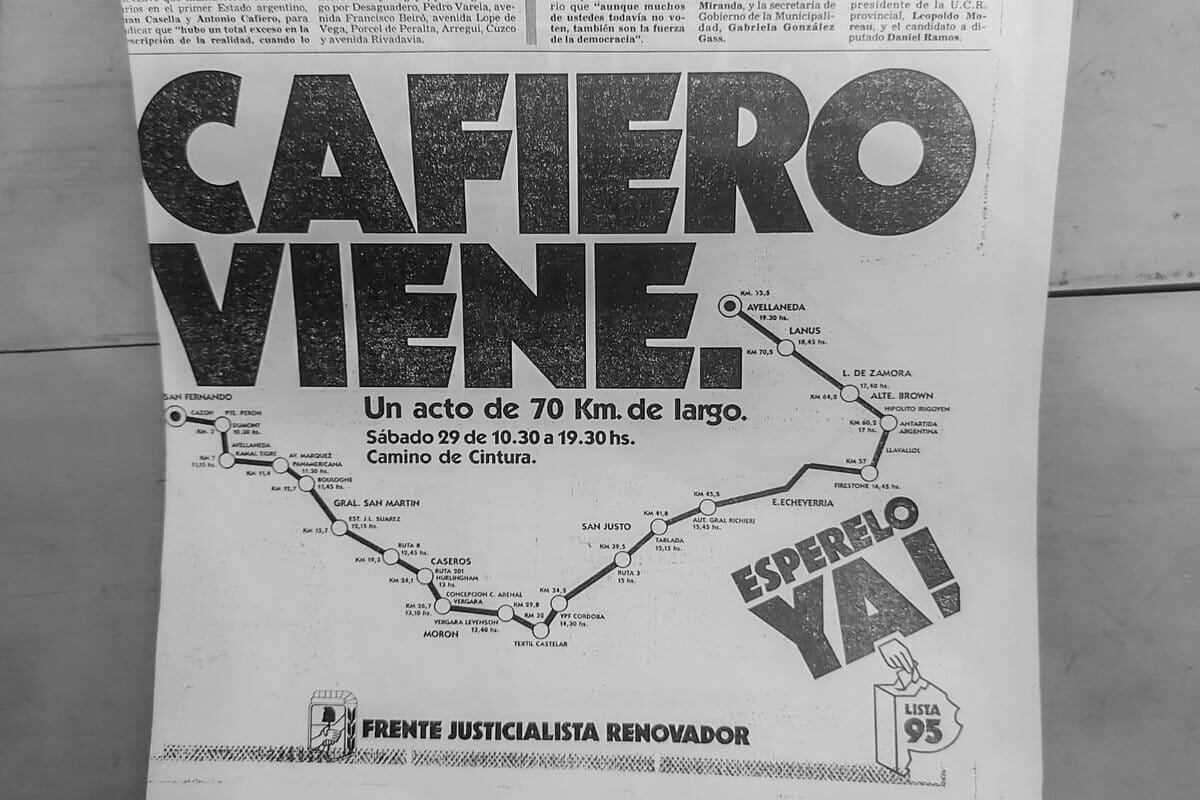 El peronismo reedita una caravana histórica de 1987