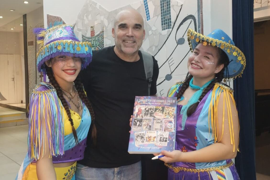 Facundo Carman es integrante de la murga Los Amantes de la Boca.